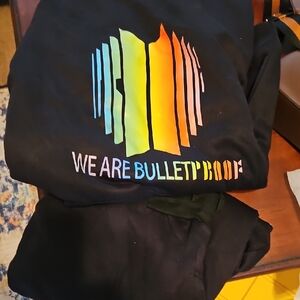 Kids Black Graphic Joggers